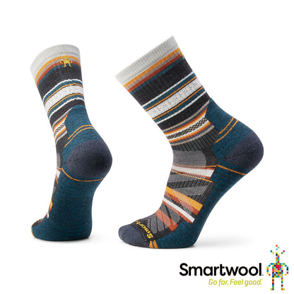 Smartwool 機能 戶外 全輕量減震 中長襪-全景畫 炭黑色 SW002160003