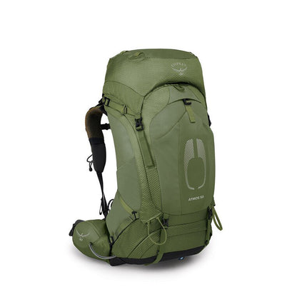 OSPREY Atmos AG 50 男 網架輕量登山後背包 神話綠 10004007