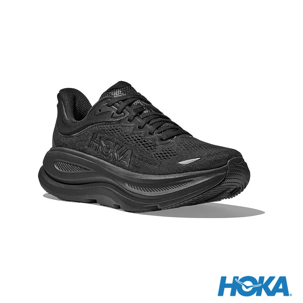 HOKA Bondi 9 女 寬楦 路跑鞋 黑 1162014BBLC