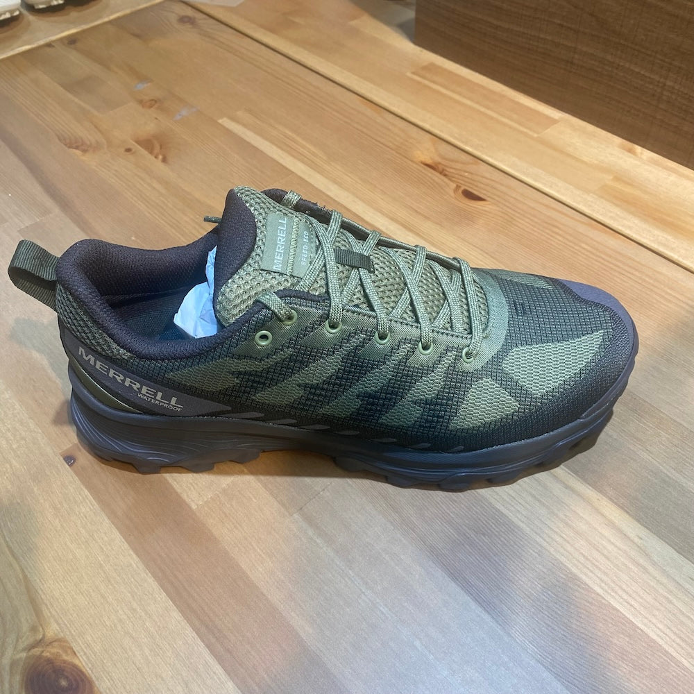 Merrell SPEED ECO WF 男 防水登山健行鞋 橄欖綠 038167