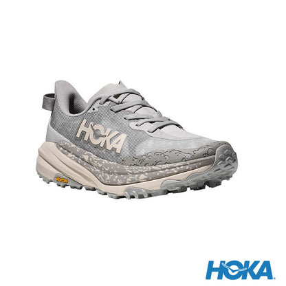 HOKA 女 Speedgoat 6 越野鞋 宇宙灰/大理石白 1147830CDN