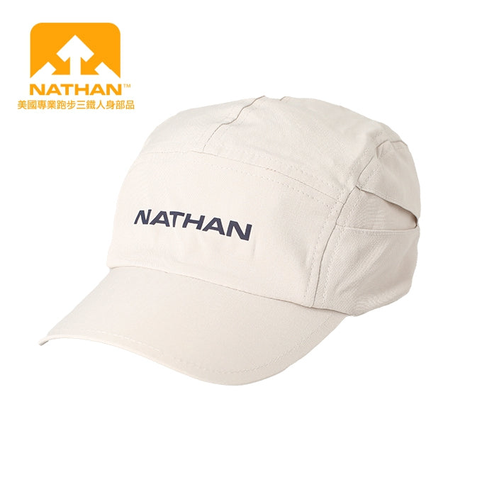 NATHAN 輕量跑步帽 10800 黑/白