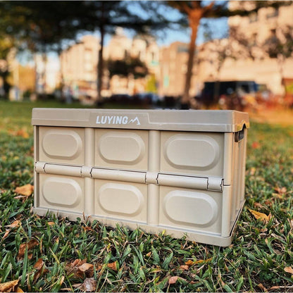 【台灣 LUYING】 百變收納箱 (含桌板) 沙色 LY-D001-D 福利品