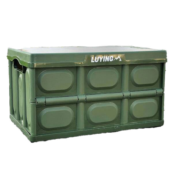 【台灣 LUYING】 百變收納箱 (含桌板) 軍綠色 LY-D001-G