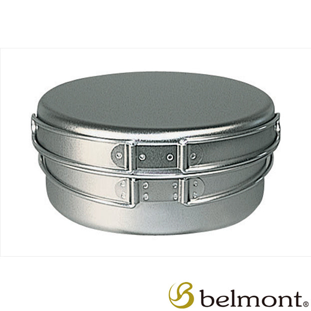 Belmont 鈦鍋組 L 兩鍋兩煎盤+收納袋 BM-038