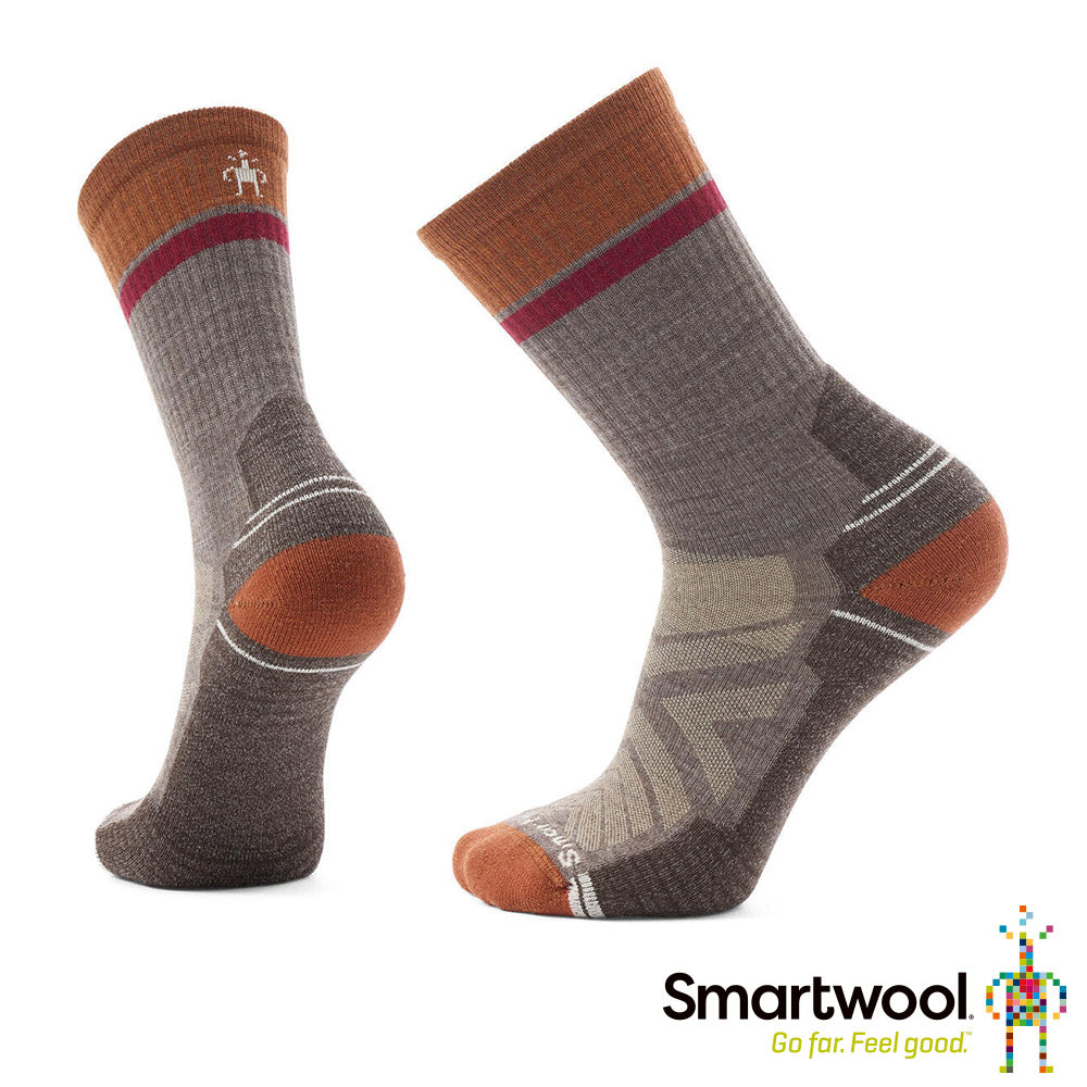 Smartwool 機能 戶外全輕量減震 中長襪 Winding Trail 灰褐 SW001896236