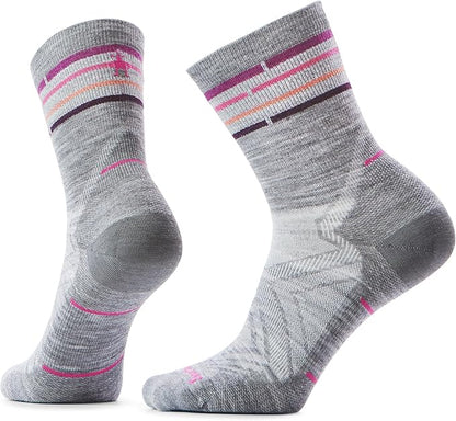 Smartwool 女 機能 跑步 超輕減震 中筒襪 淺灰 SW001676039