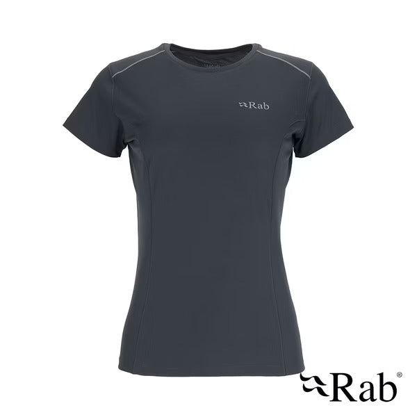 RAB Force Tee 圓領短袖透氣排汗衣 女款 QBL06
