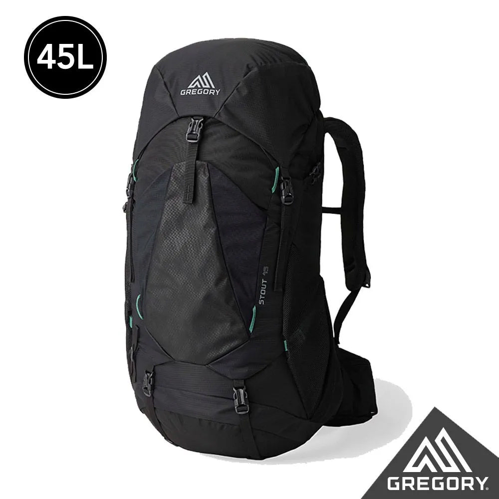 Gregory 45L STOUT 男 登山健行背包 森林黑 OS 149375-A266