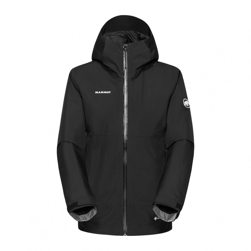 Mammut Treeline HS 女 多功能二層 GTX 連帽健行外套 黑色 1010-31440