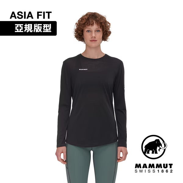 Mammut 長毛象 Tree Wool AF 女 羊毛混紡快乾抗臭長袖T恤 1016-01710