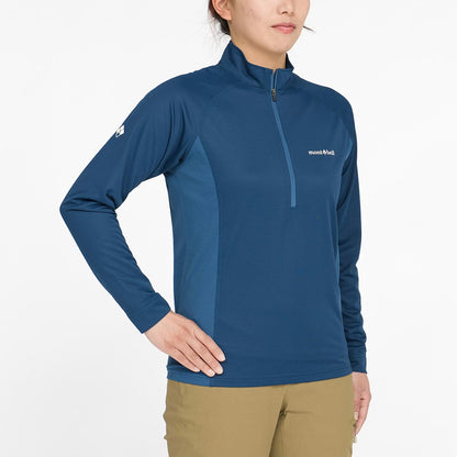 Montbell CooL LS ZIP SHIRT 女款長袖半門襟 1114632