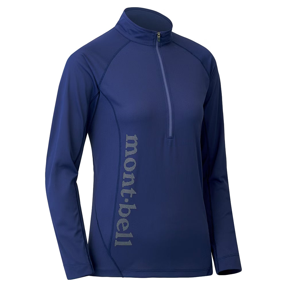 Montbell COOL LIGHT ZIP 女 長袖半門襟 排汗衫 1114455
