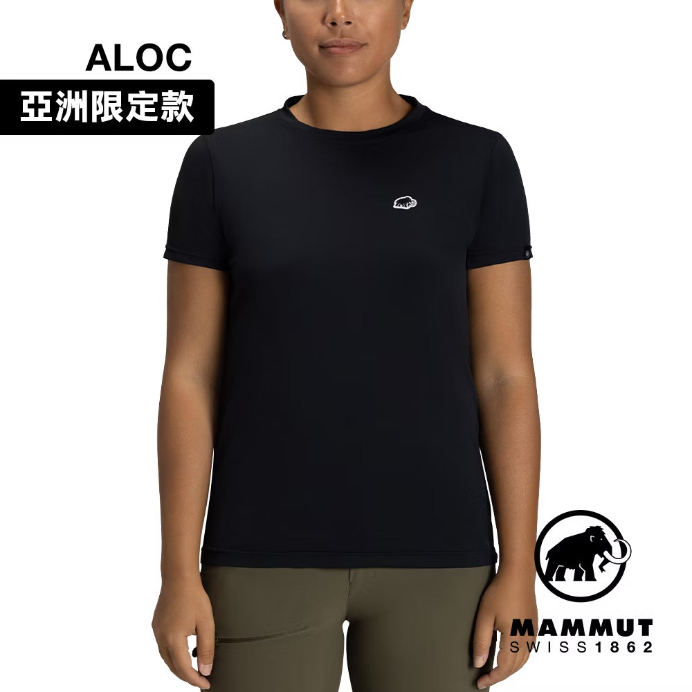 Mammut 長毛象 Essential AF 女 防曬布章LOGO短袖T恤 排汗衫 1017-05090