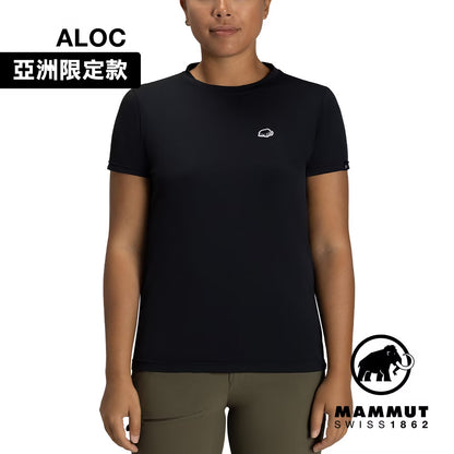 Mammut 長毛象 Essential AF 女 防曬布章LOGO短袖T恤 排汗衫 1017-05090