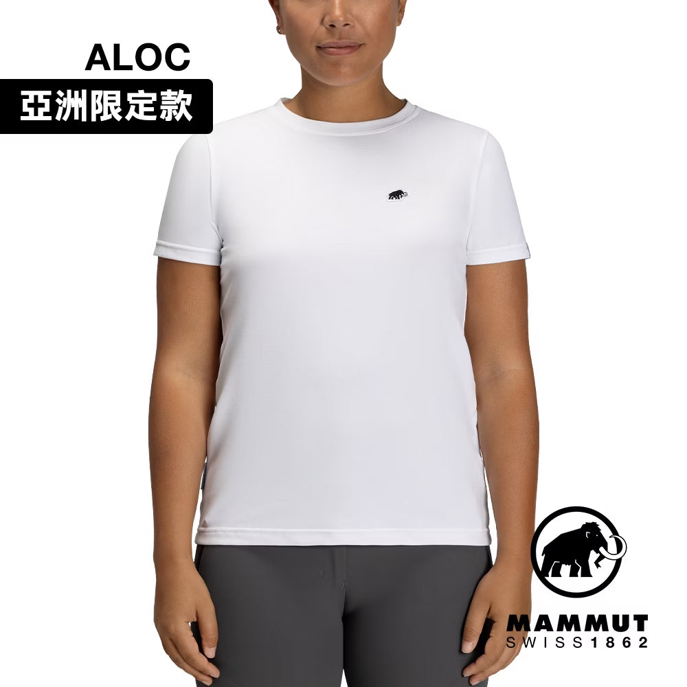 Mammut 長毛象 Essential AF 女 防曬布章LOGO短袖T恤 排汗衫 1017-05090