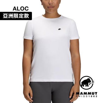 Mammut 長毛象 Essential AF 女 防曬布章LOGO短袖T恤 排汗衫 1017-05090