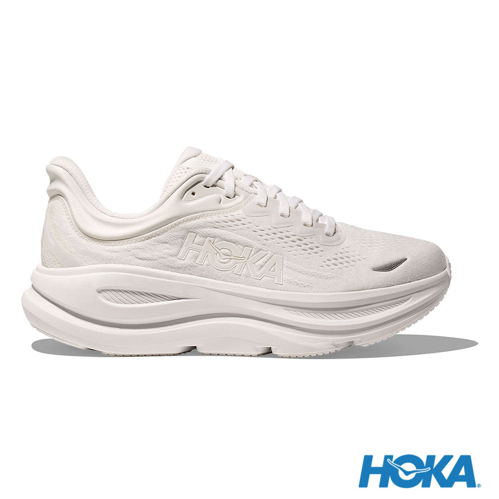 HOKA 女 Bondi 9 寬楦 路跑鞋 白/白 1162014WWH