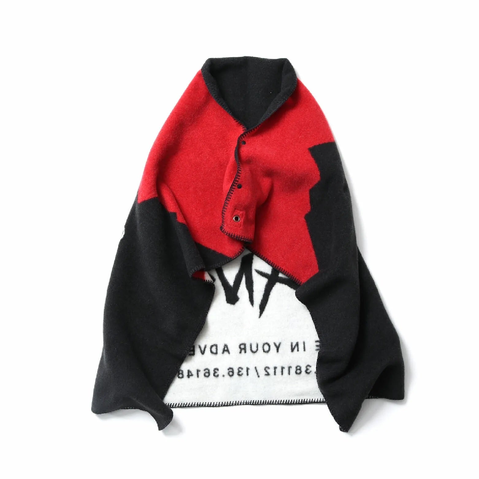 Nanga Flame Resistant Logo Blanket 難燃毛毯 紅/黑 NA30073
