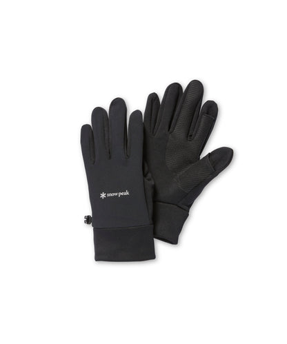 SnowPeak Polartec Power Stretch 彈性保暖手套 黑 100261AC08