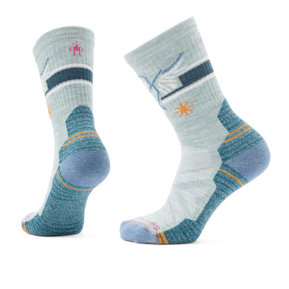 Smartwool 女 機能 戶外 全輕量減震 中筒襪 中長襪 貓頭鷹 冰霜綠 SW002495B72