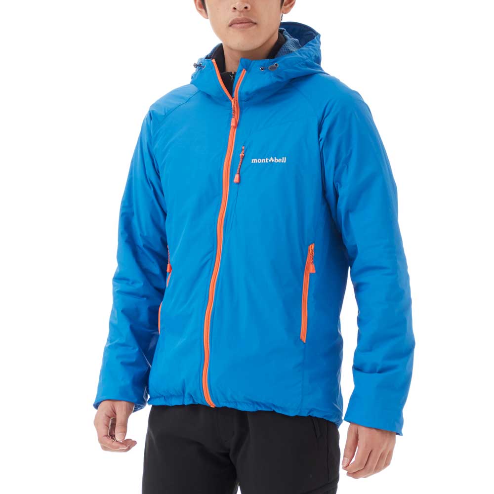 mont-bell 男 Light Shell Hooded Jacket 連帽保暖風衣 黑 1106645-BK