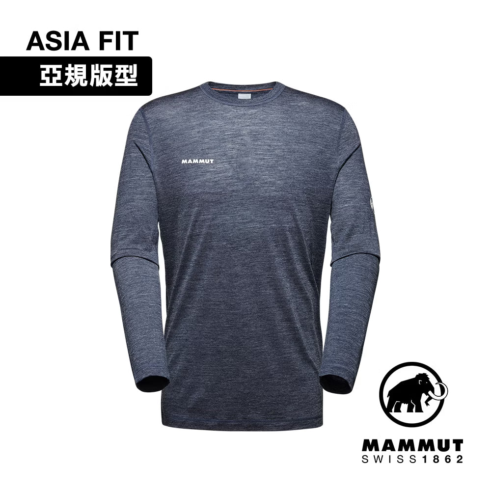 Mammut 長毛象 Tree Wool AF 男 羊毛混紡快乾抗臭長袖T恤 1016-01720