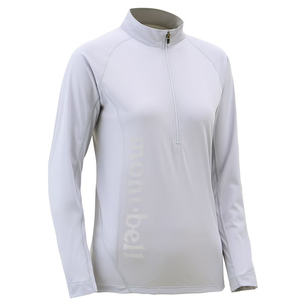 Montbell COOL LIGHT ZIP 女 長袖半門襟 排汗衫 1114455