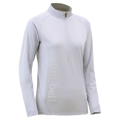 Montbell COOL LIGHT ZIP 女 長袖半門襟 排汗衫 1114455