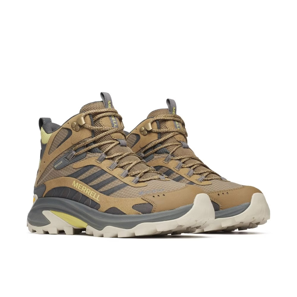 Merrell MOAB SPEED 2 MID GTX 男 防水登山健行鞋 棕綠色 038339