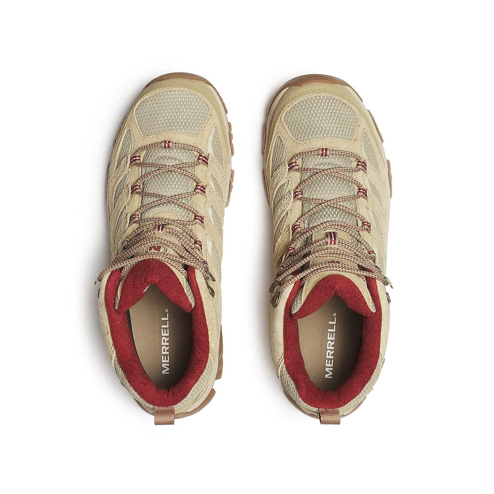 MERRELL Moab 3 Mid WP 男 防水 中筒 登山健行鞋 卡其 J00003599