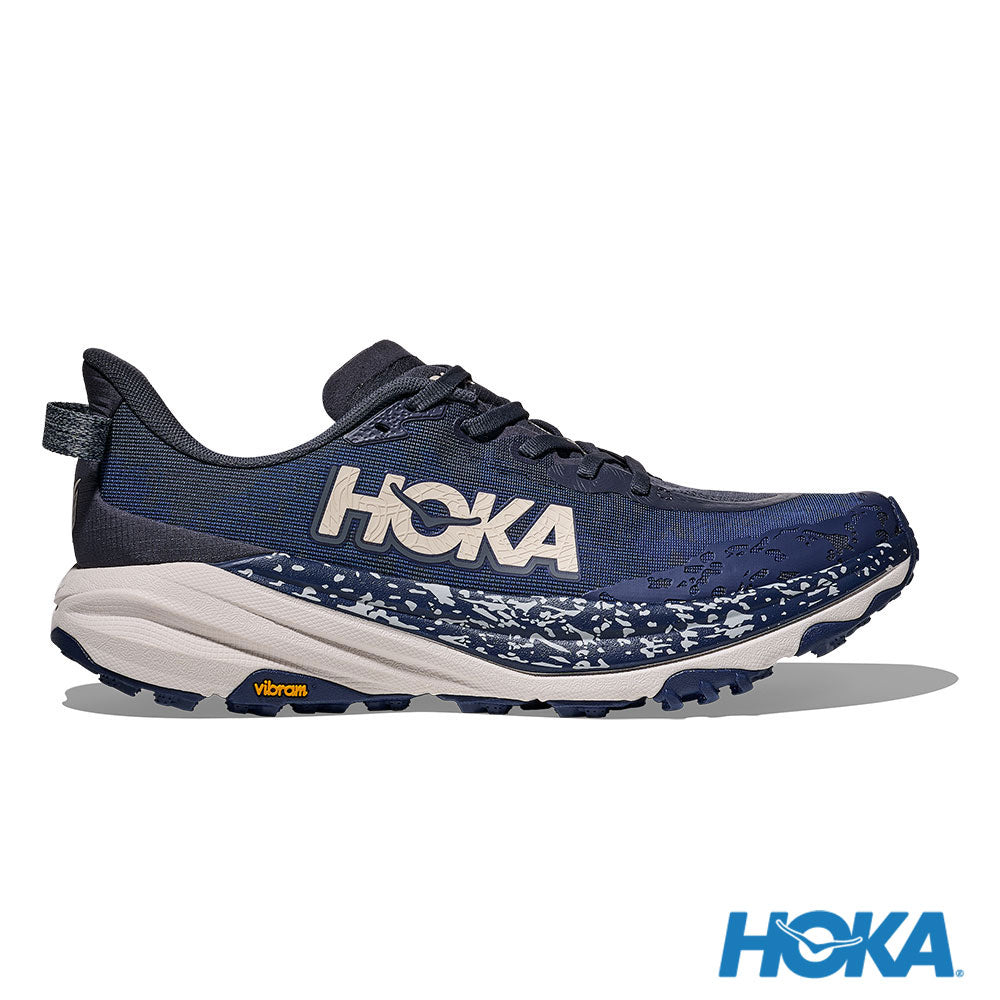 HOKA Speedgoat 6 男 寬楦 越野鞋 碳灰/午夜藍 1147830CDN