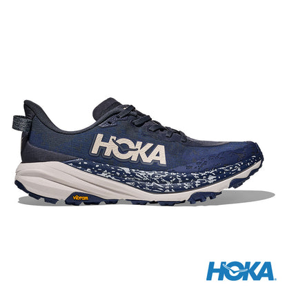 HOKA Speedgoat 6 男 寬楦 越野鞋 碳灰/午夜藍 1147830CDN