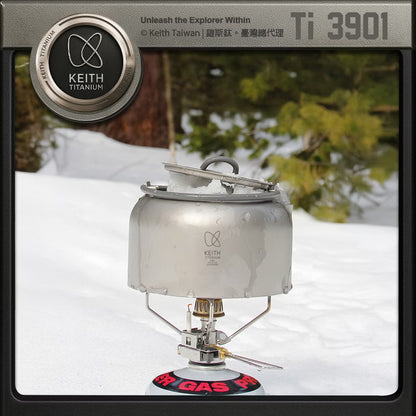 Keith 鈦燒水壺 1000ml Ti3901