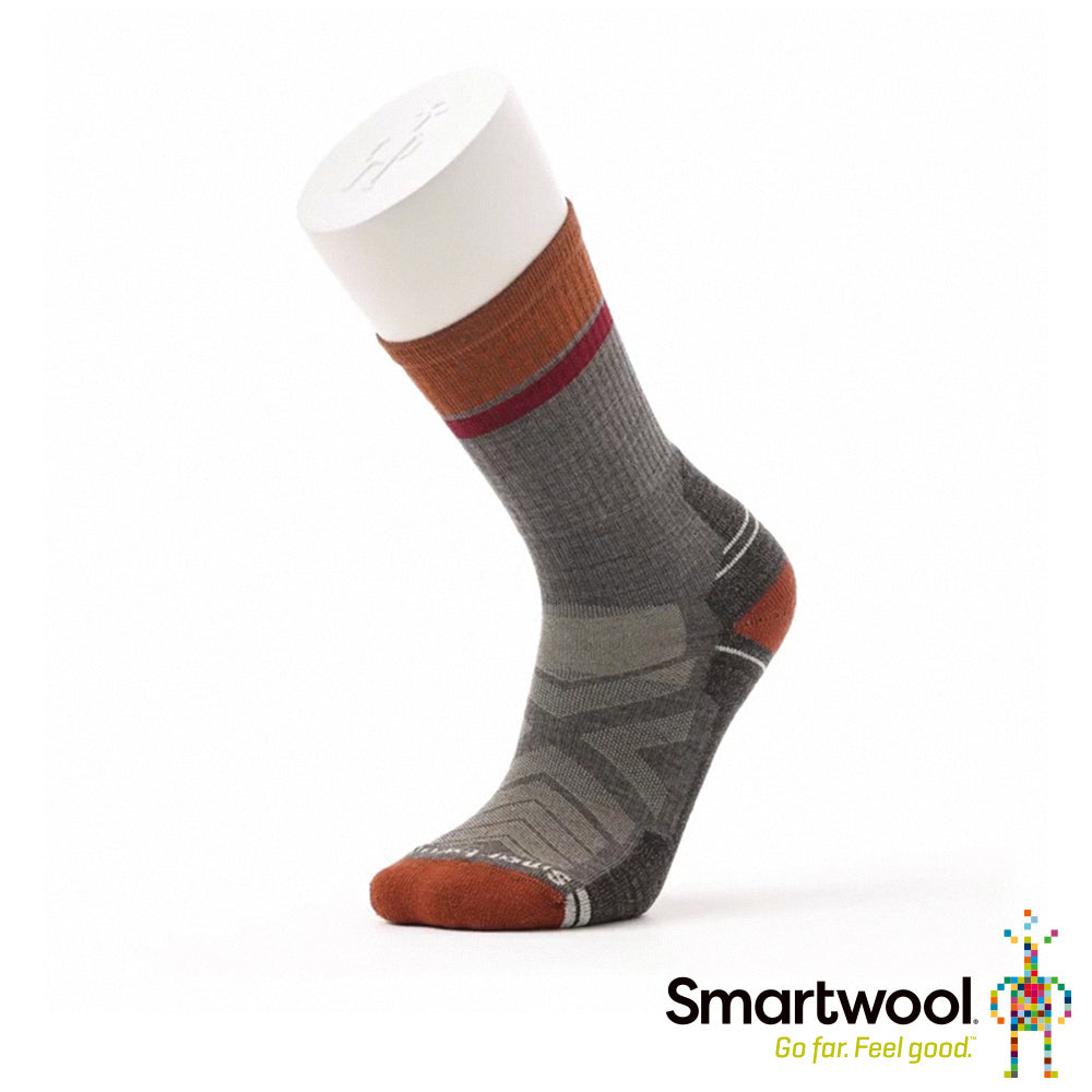 Smartwool 機能 戶外全輕量減震 中長襪 Winding Trail 灰褐 SW001896236