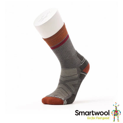Smartwool 機能 戶外全輕量減震 中長襪 Winding Trail 灰褐 SW001896236