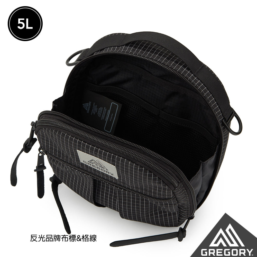 Gregory 5L QUICK POCKET DELUXE 斜背包 夜光黑 155618-A689