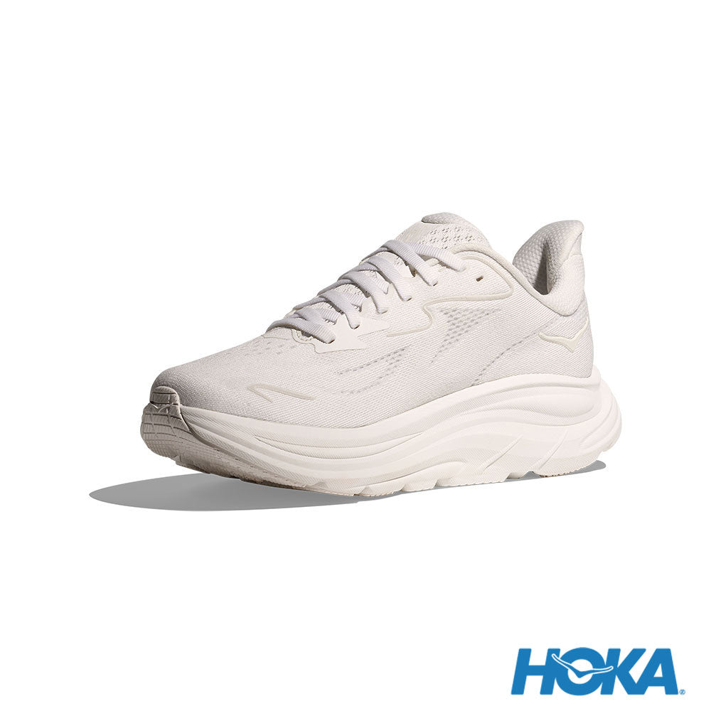 HOKA 男 Clifton 10 寬楦 路跑鞋 白/白 1162032WWH