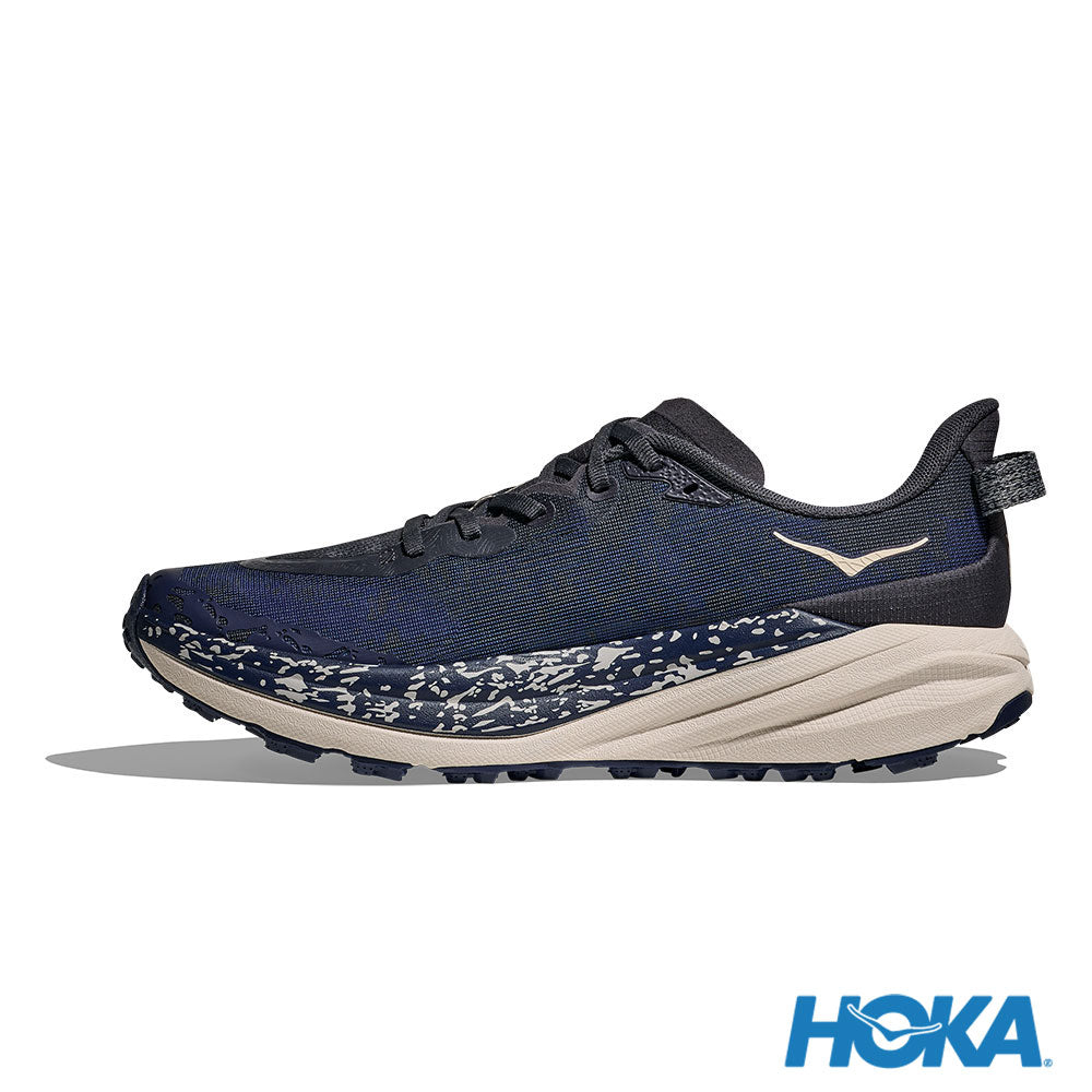 HOKA Speedgoat 6 男 寬楦 越野鞋 碳灰/午夜藍 1147830CDN