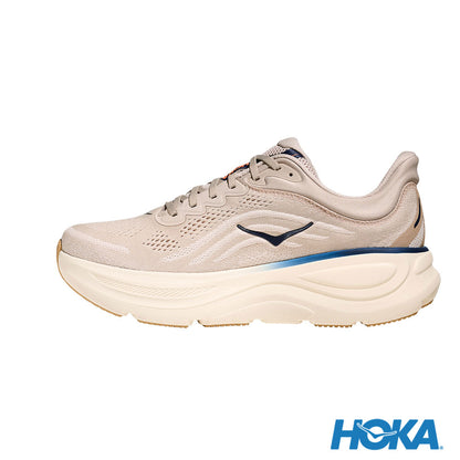 HOKA Bondi 9 男 寬楦 路跑鞋 泥灰/淺灰 1162013SCCG