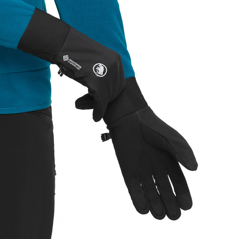 Mammut 長毛象 Astro Light SO Glove 輕量防風防潑水觸控手套 黑 1190-00550
