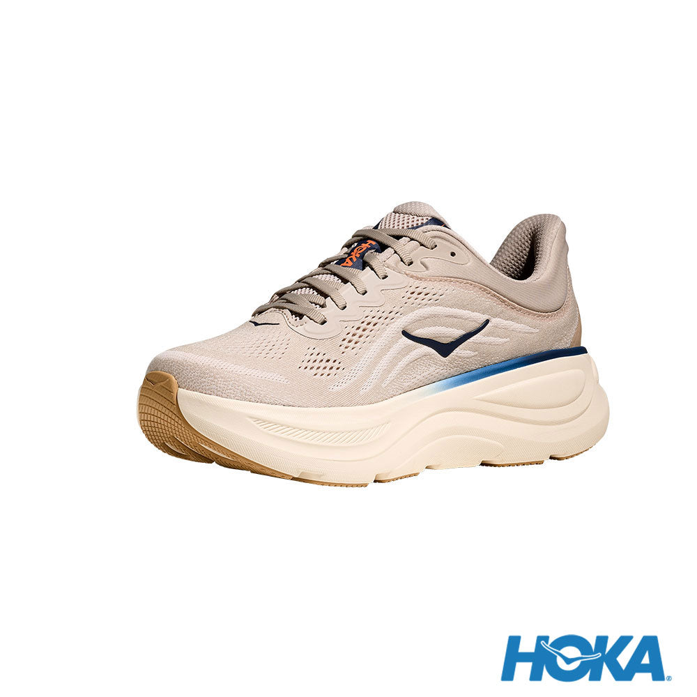 HOKA Bondi 9 男 寬楦 路跑鞋 泥灰/淺灰 1162013SCCG