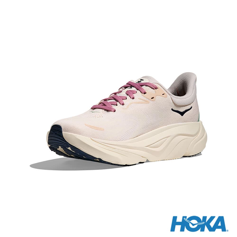 HOKA Arahi 8 女 寬楦 路跑鞋 奶油色/大理石白 1168711RCRM