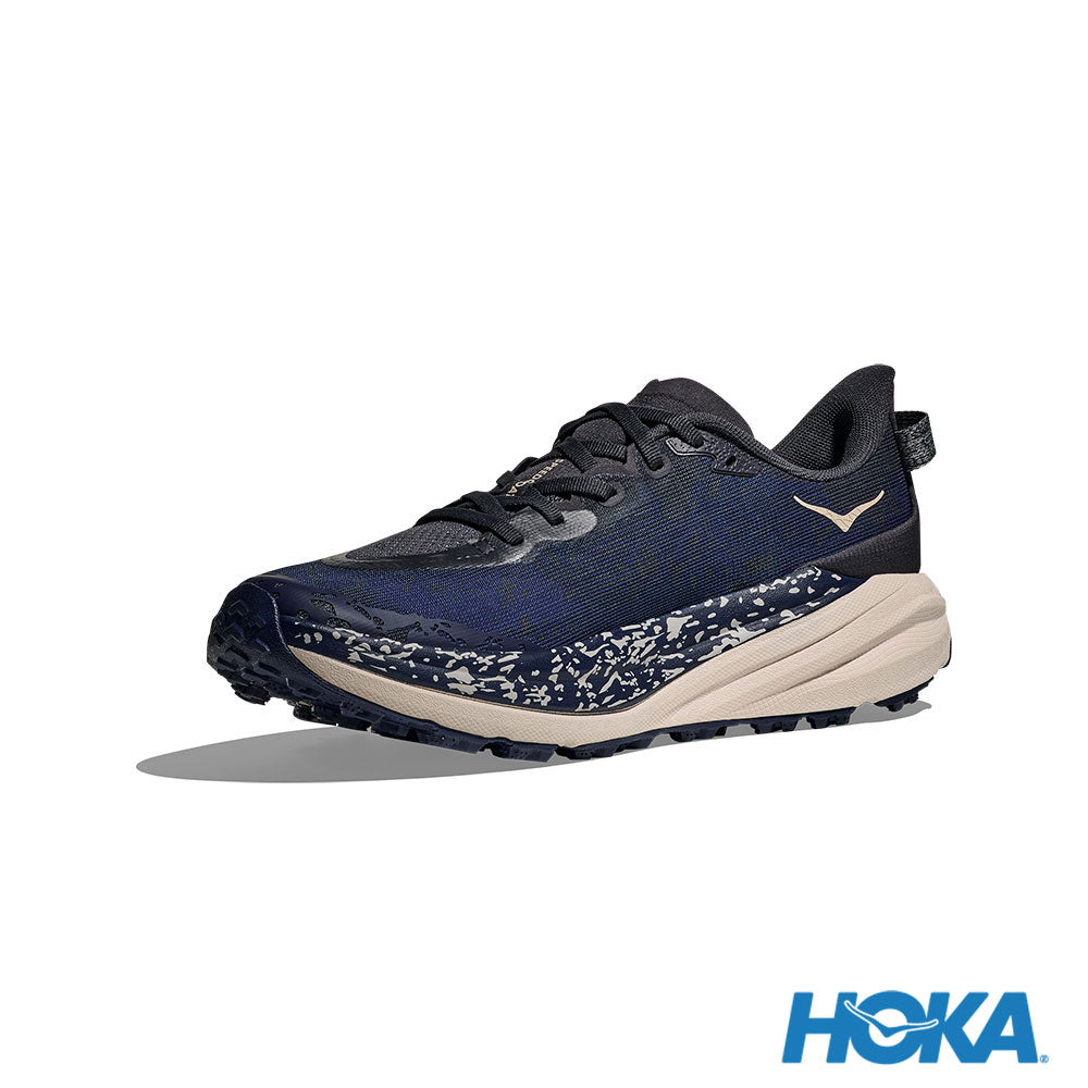 HOKA Speedgoat 6 男 寬楦 越野鞋 碳灰/午夜藍 1147830CDN