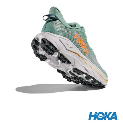 HOKA Challenger 8 女 寬楦 越野鞋 健行鞋 翡翠綠/宇宙灰 1168719JDC