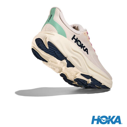 HOKA Arahi 8 女 寬楦 路跑鞋 奶油色/大理石白 1168711RCRM