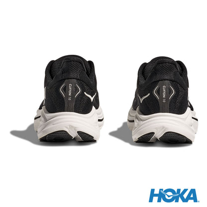 HOKA 男 Clifton 10 寬楦 路跑鞋 黑/白 1162032BWHT