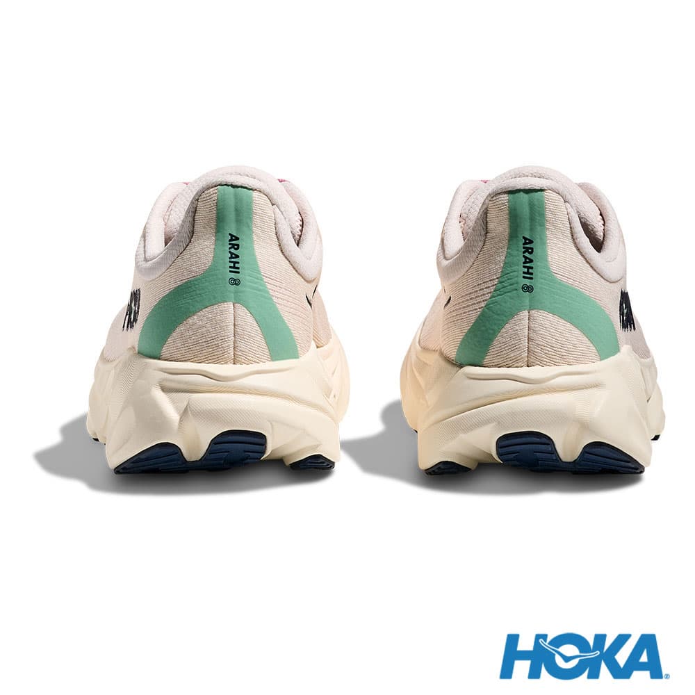 HOKA Arahi 8 女 寬楦 路跑鞋 奶油色/大理石白 1168711RCRM