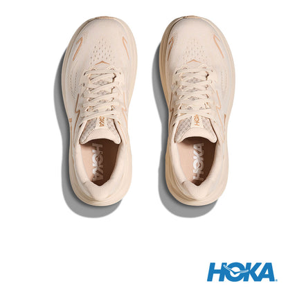 HOKA Clifton 10 女 D寬楦型 路跑鞋 香草白/樺木 1162050VCH