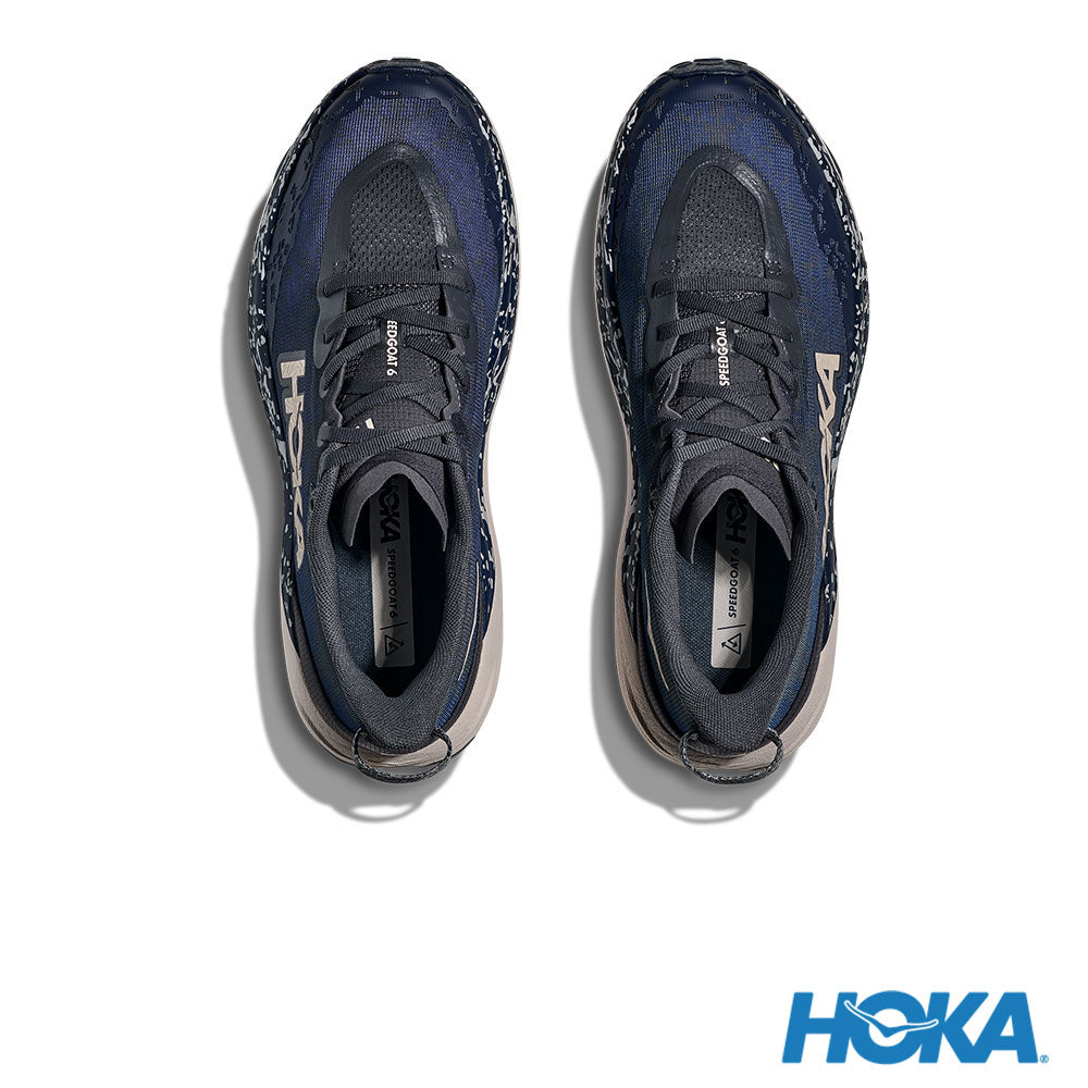 HOKA Speedgoat 6 男 寬楦 越野鞋 碳灰/午夜藍 1147830CDN